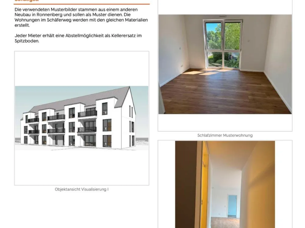 Neubau Ronnenberg Schäferweg 6 D, 3 Zimmer