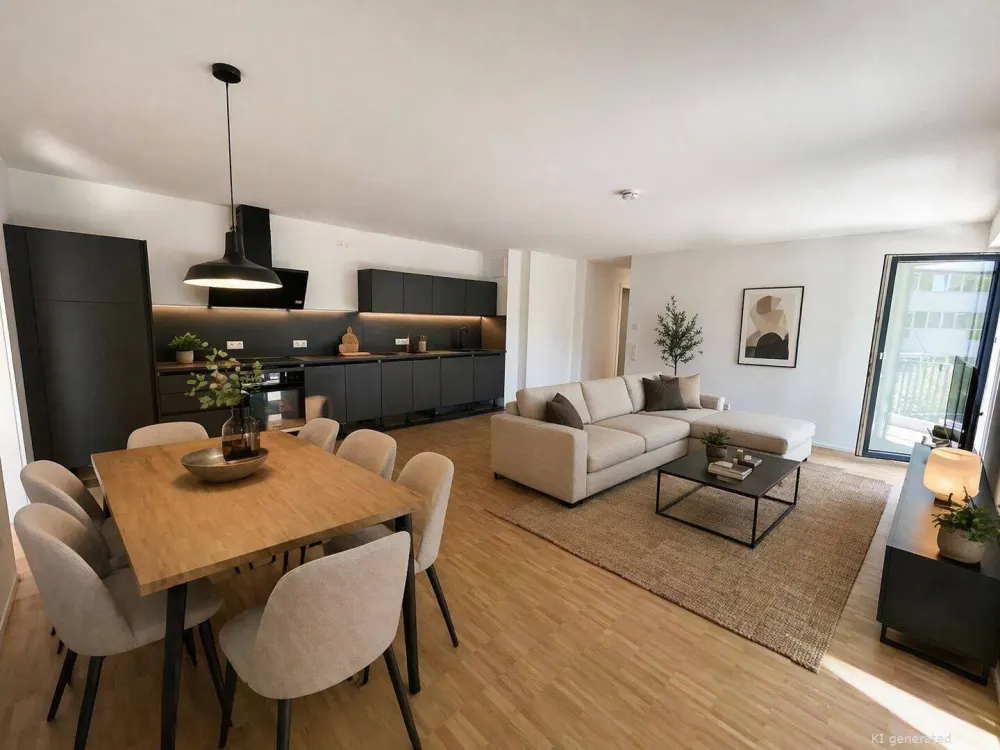 **Familien Willkommen** + 2 Monate mietfrei! 4 ZW im NEUBAU + Balkon, 2 Bäder, Einbauküche, Parkett