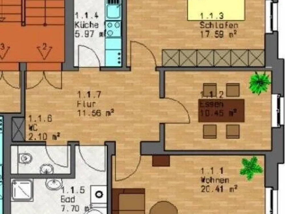 Schöne 3-Raum-Wohnung in Villa in Gohlis-Süd