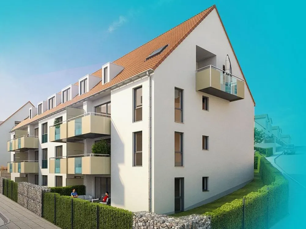 Helle 3-Zimmer Neubauwohnung