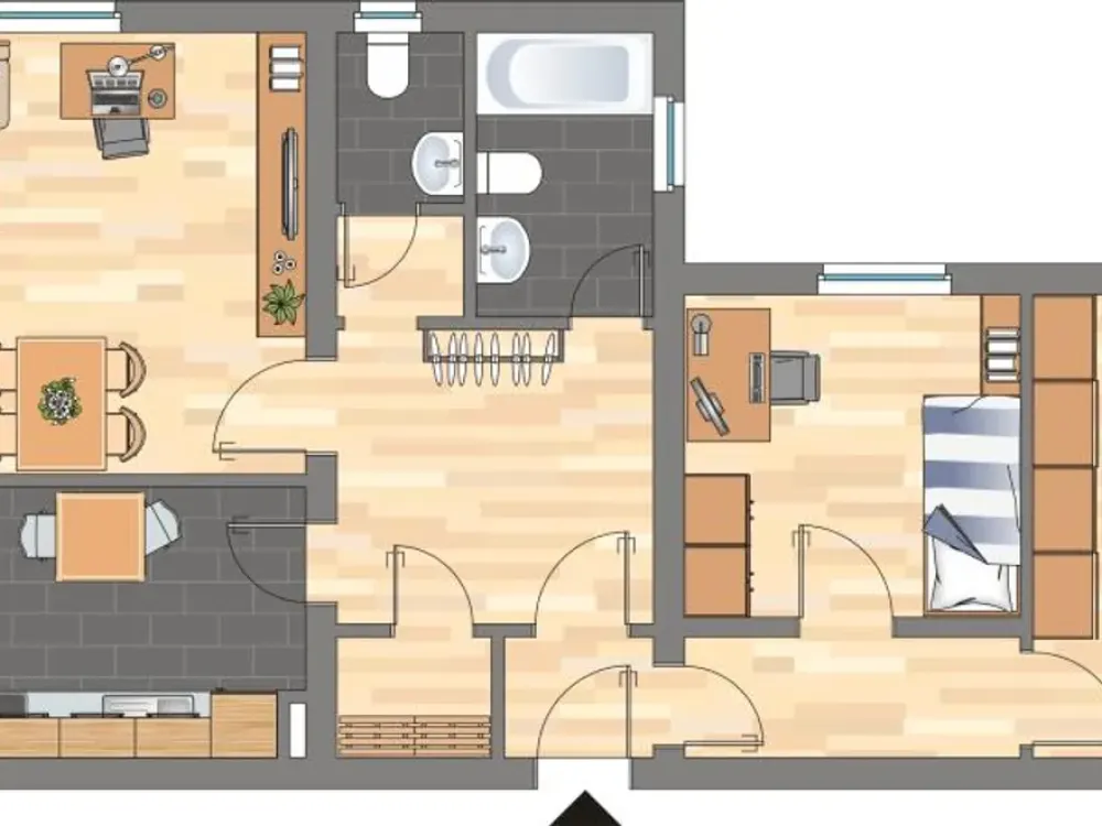 Attractive 3-Room Apartment in Family-Friendly Location in Bremen