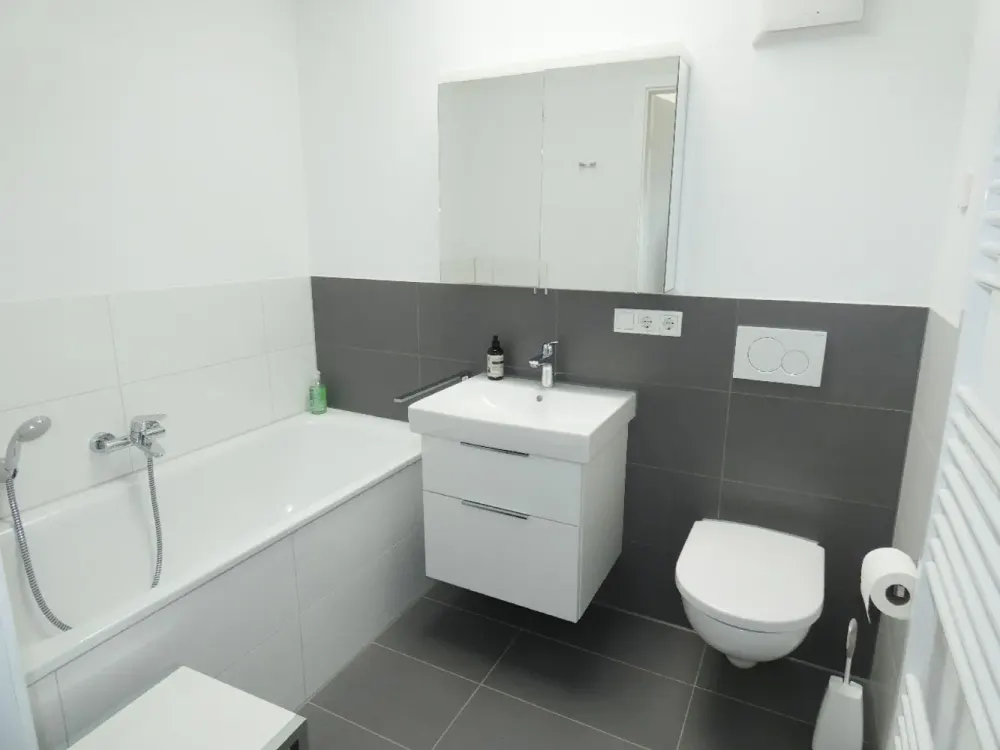 Modern 4-Room Penthouse Apartment with Built-in Kitchen, Elevator and Large Roof Terrace