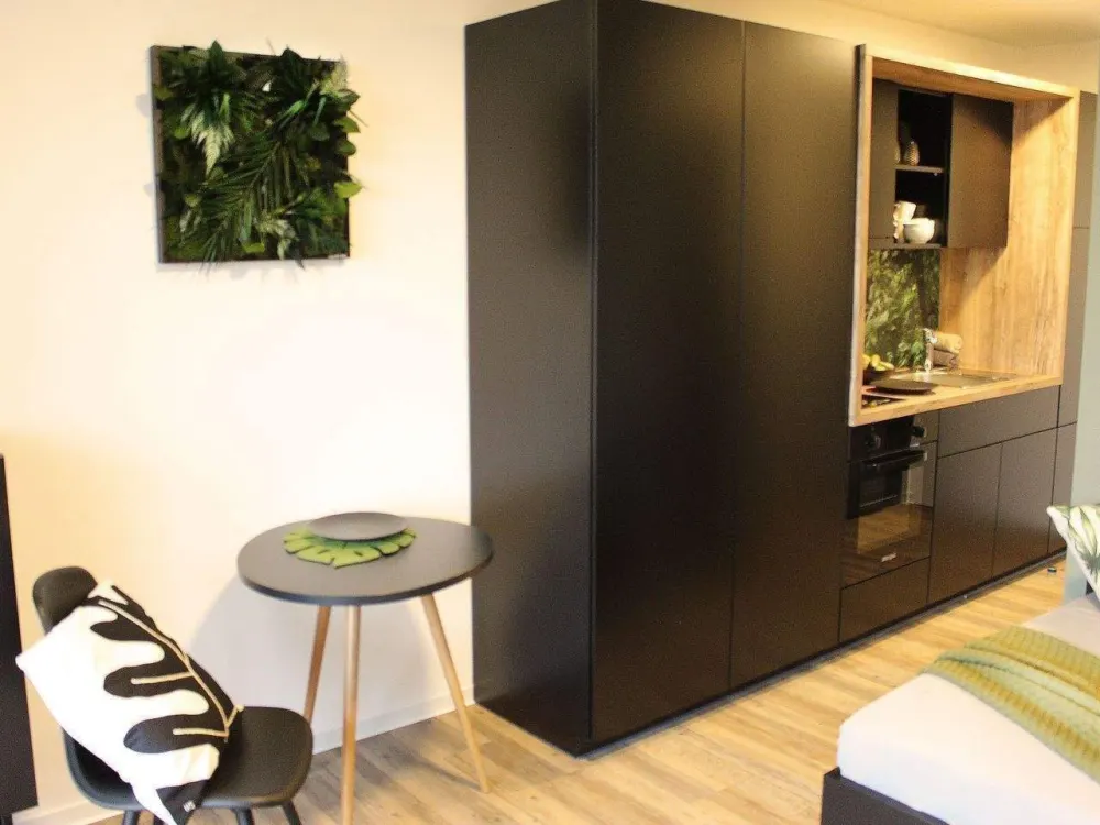 Möblierte Komfort-Apartments mit Balkon - Nur für 1 Person!