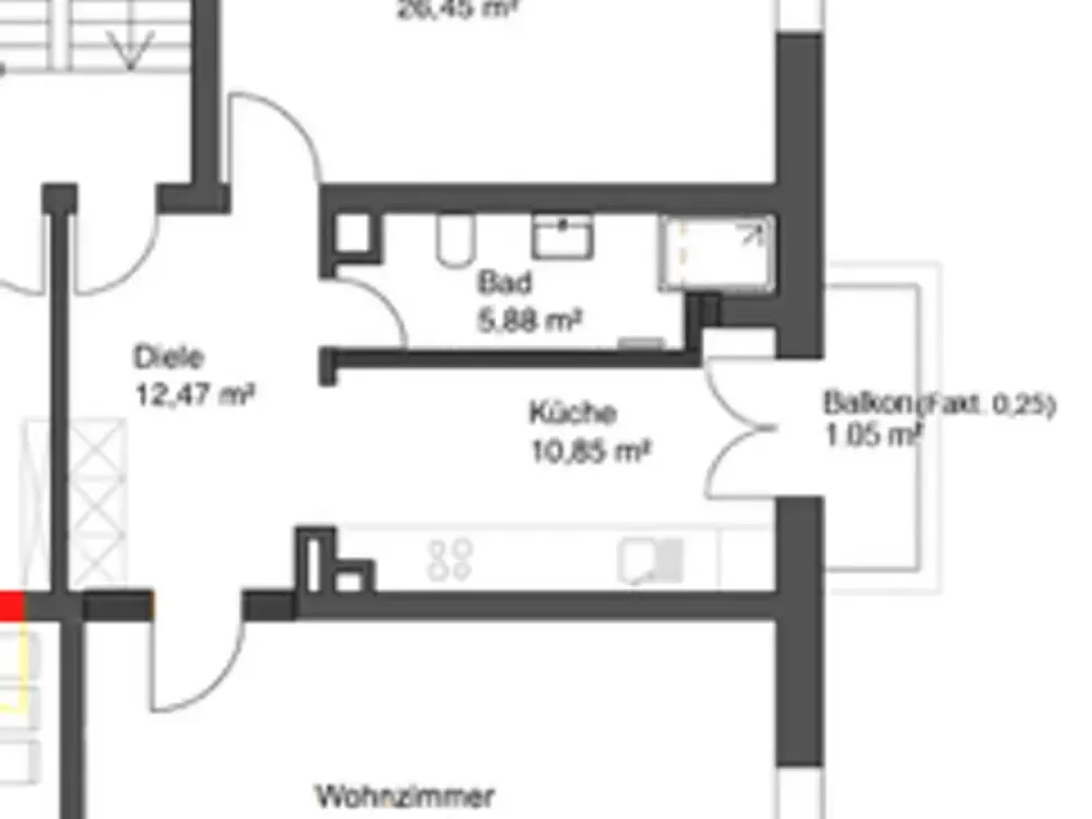 Stilvolle 2-Zimmer-Altbauwohnung im Frankfurter Westend