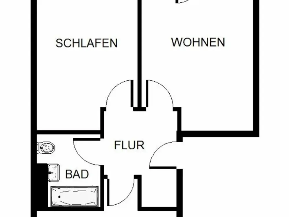 Schöne Wohnung: 2-Zimmer-Stadtwohnung (WBS)