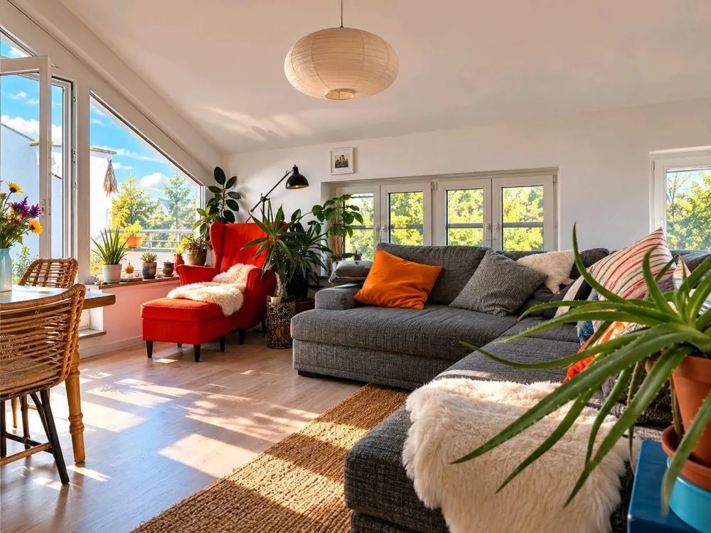 Möblierte Maisonette auf Zeit, auch als Zweier-WG