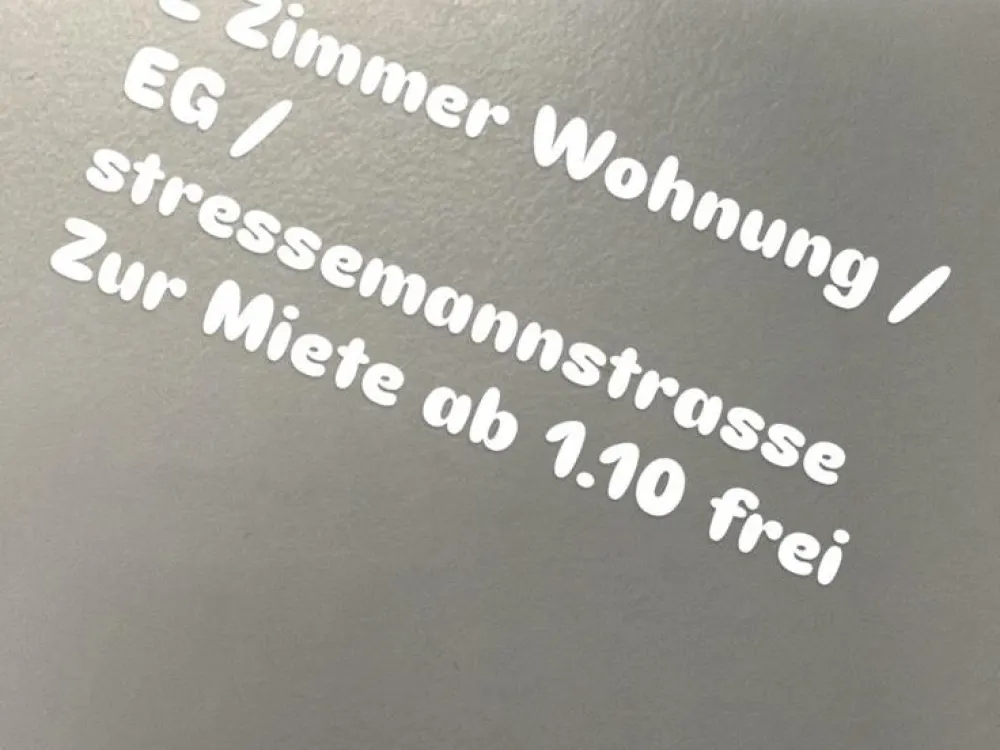 2 Zimmer Wohnung zur Untermiete zum 1.10