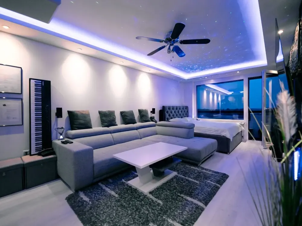 Fully Furnished Design Apartment with East Loggia, Wide View & Resident Pool