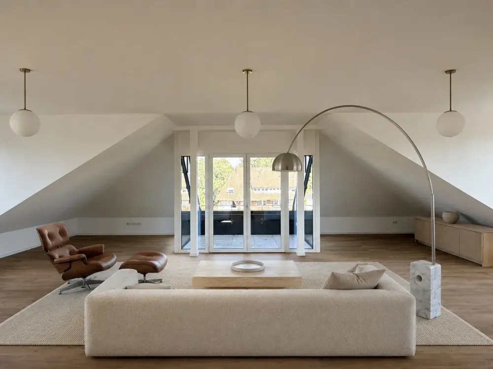 Penthouse: Der Aufzug hält direkt in Ihrer Wohnung, Erstbezug, 130 m², Loggia