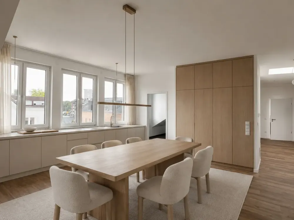 Penthouse: Der Aufzug hält direkt in Ihrer Wohnung, Erstbezug, 130 m², Loggia