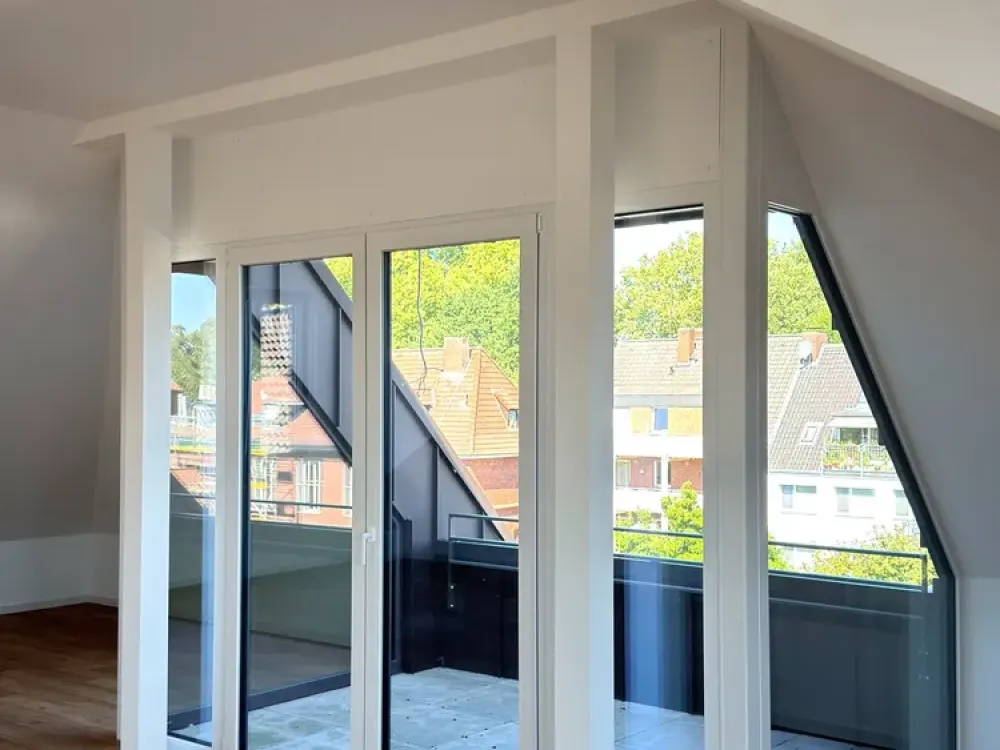 Penthouse: Der Aufzug hält direkt in Ihrer Wohnung, Erstbezug, 130 m², Loggia