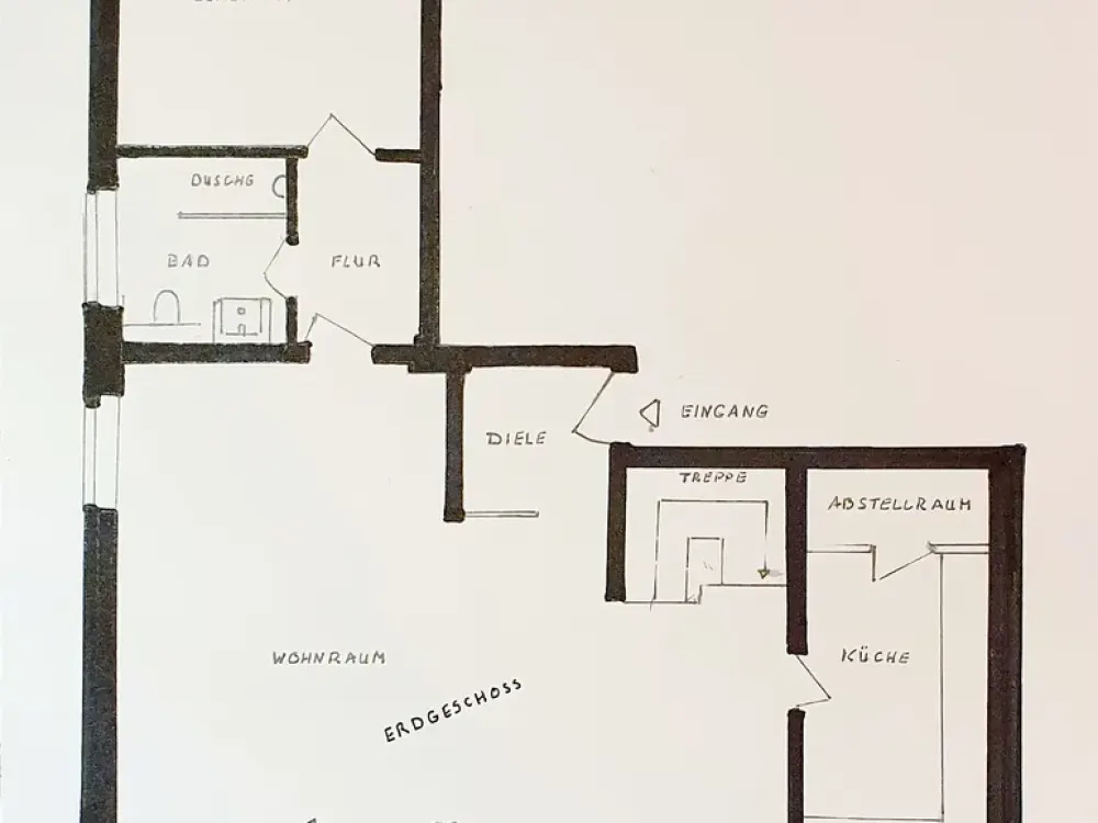 Erdgeschosswohnung mit Souterrain Zentral gelegen