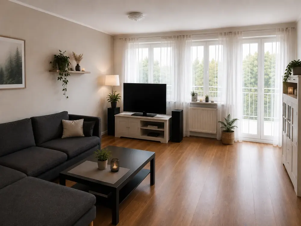 Möblierte 3-Zi-Whg m. Balkon in Eschborn bei FFM (all-inclusive)