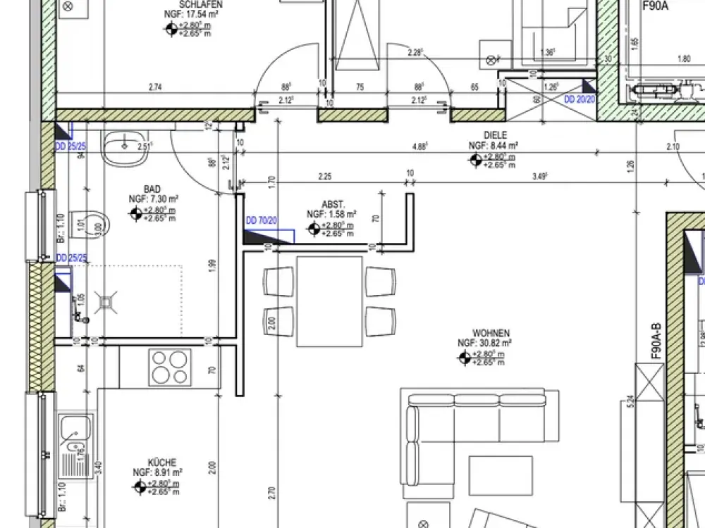 Stilvolle 3-Raum-Wohnung mit gehobener Ausstattung in Lechenich