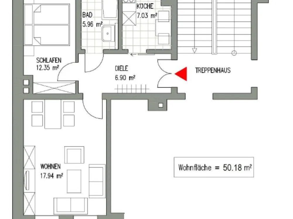 AB SOFORT + SCHLEUSSIG + 2 RAUM + LAMINATBODEN