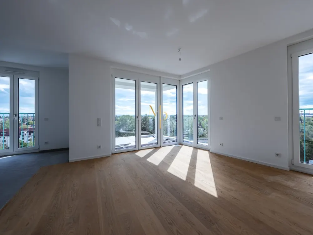 Luxus 2-Zimmer-Wohnung mit Süd-West Balkon