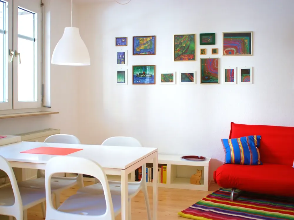 Möbliertes 1-Zimmer-Apartment in Gohlis-Süd, Balkon, Stellplatz, WLAN inklusive