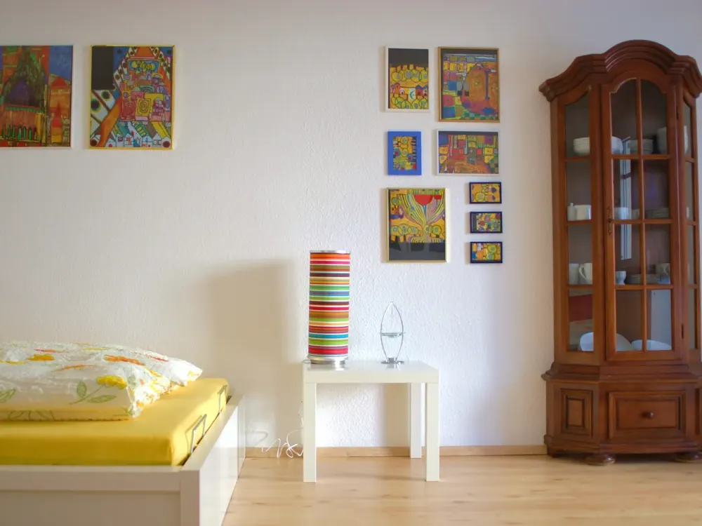 Möbliertes 1-Zimmer-Apartment in Gohlis-Süd, Balkon, Stellplatz, WLAN inklusive