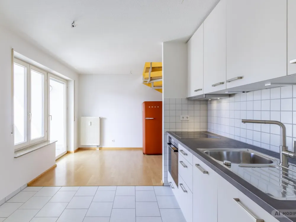 Geniale 2,5-Zimmer Galerie-Wohnung mit neuer Küche im Nürtinger Zentrum