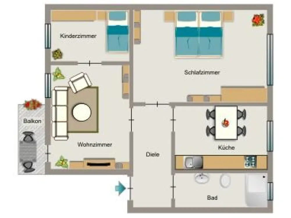 Hier ist Platz zum Wohnen