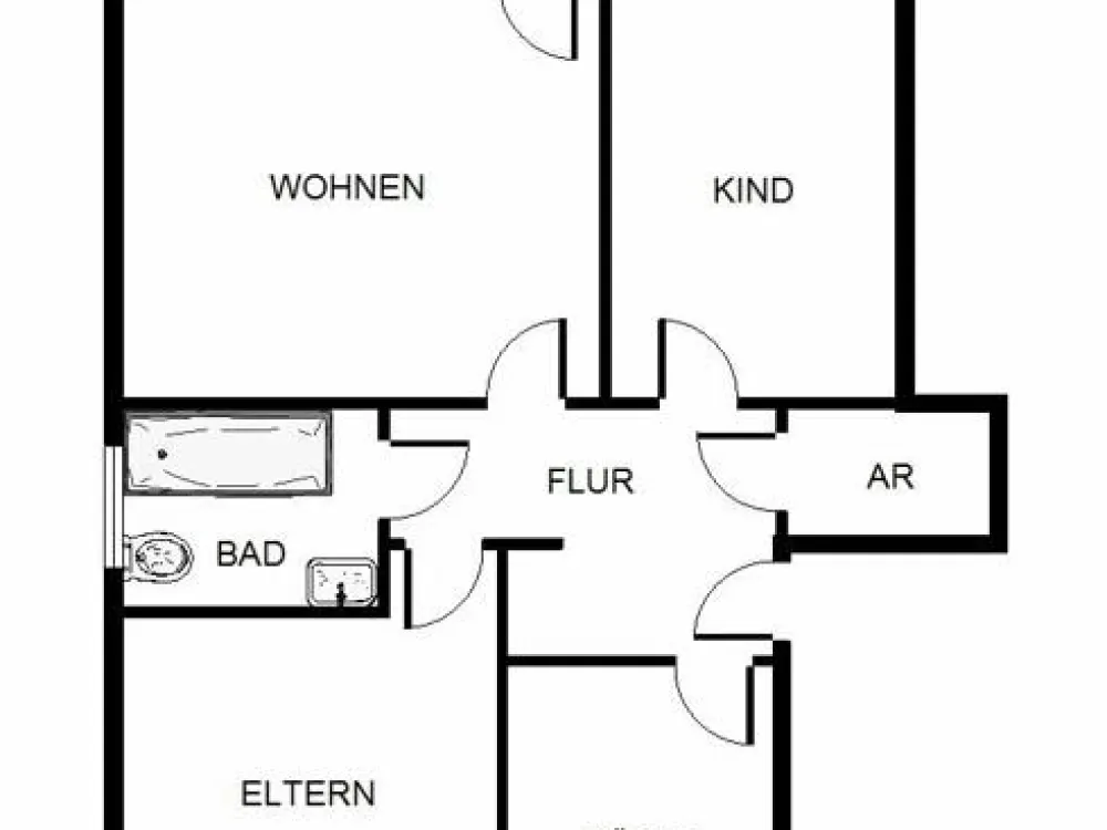Preiswerte 3-Zimmer-Stadtwohnung
