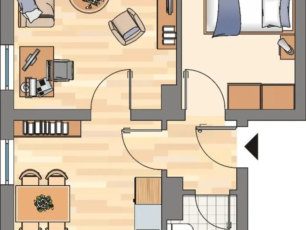 2-Zimmer-Wohnung in Dortmund Eving
