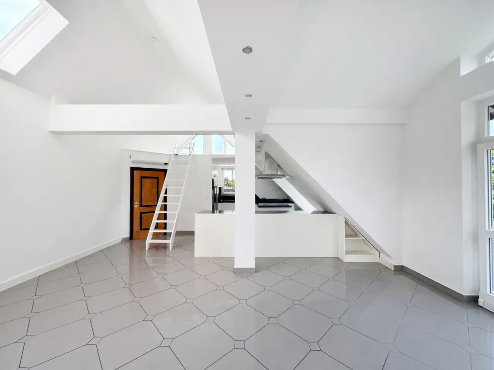 Exceptional Attic Apartment with Wellness Area and Fireplace