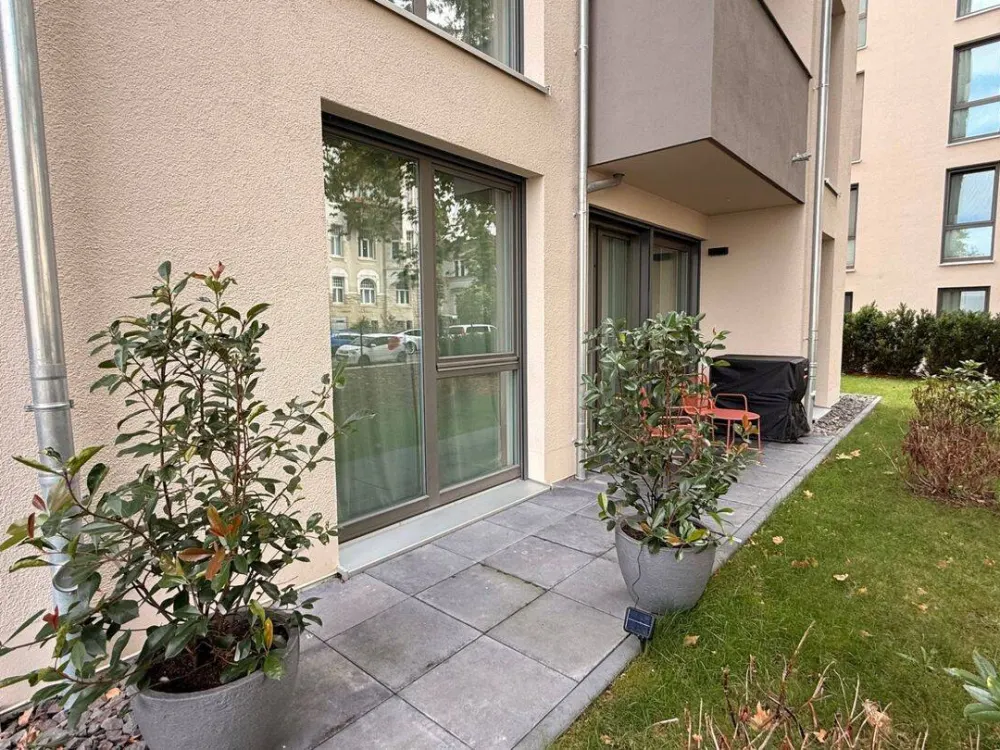 Urban wohnen im Grünen, 3 Zimmer mit Garten & 2 Terrassen