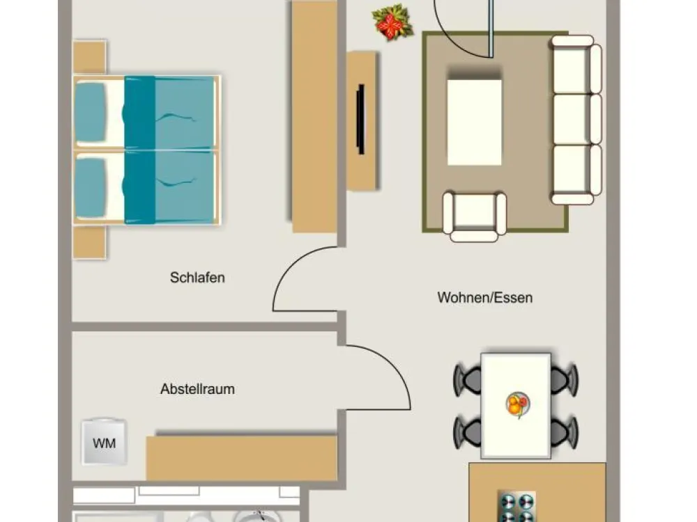 Bezugsfertige Wohnung - Einfach Möbel rein und Füße hoch!