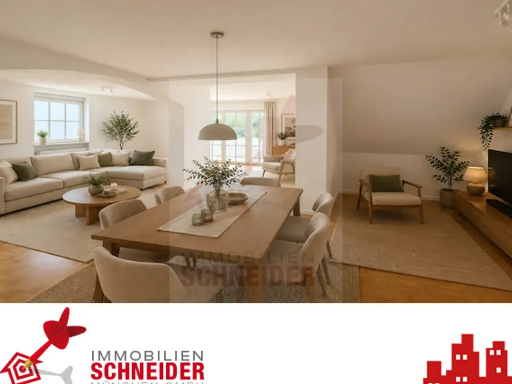 IMMOBILIEN SCHNEIDER - schöne 3,5 Zimmer Wohnung mit Süd-Balkon, eigenem Garten und neuwertigem Bad