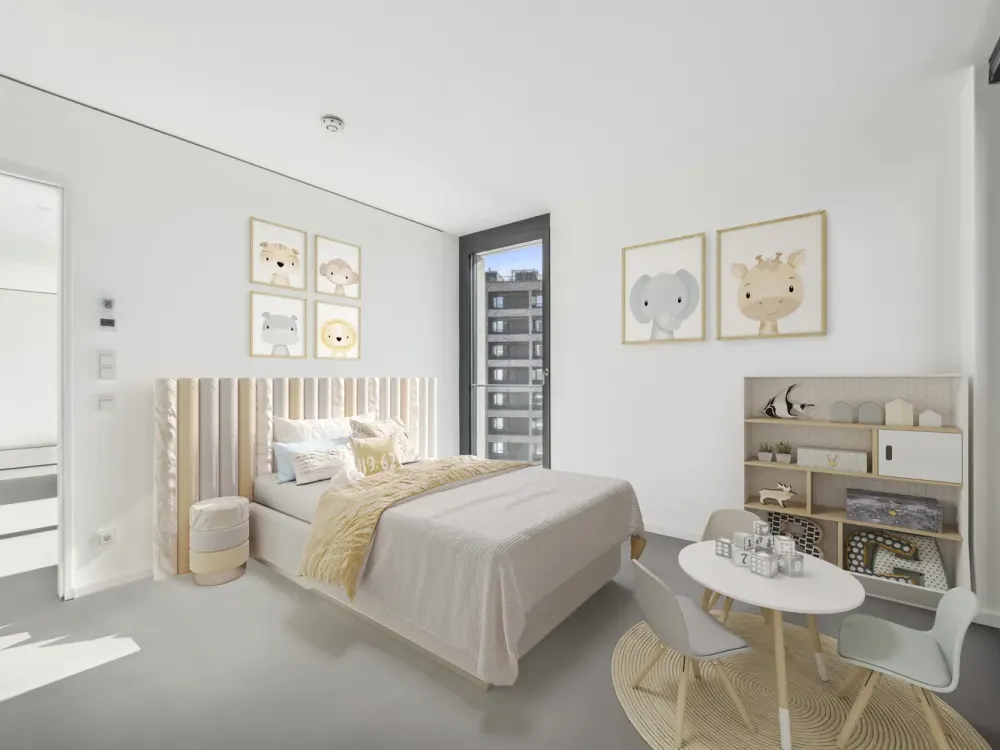 عيش مرتفعاً, شقة ساحرة من 3 غرف مع لوجيا في مجمع Colonnades الحصري