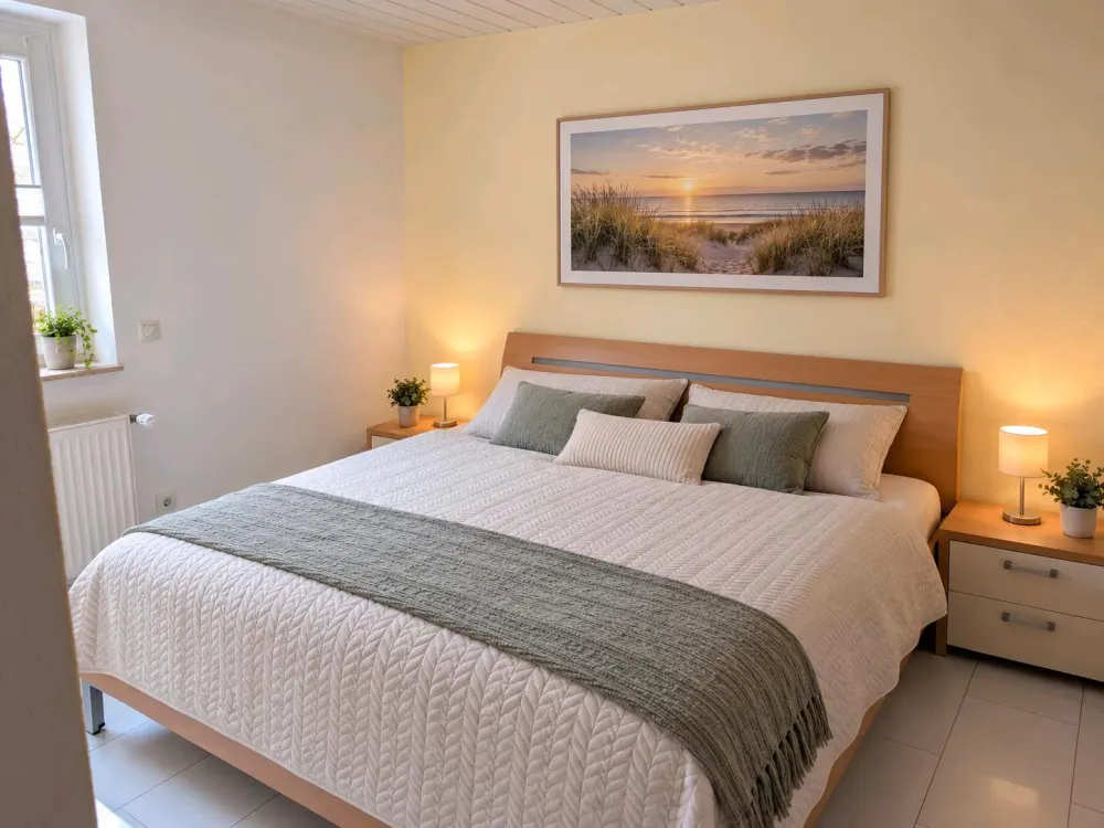 Helle 86 m² Wohnung mit 2 Bädern, Balkon & optionaler Stellplatz