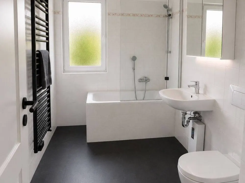 Stilvolle 2-Zimmer-Wohnung mit großem Balkon, neuer Küche & Stellplatz