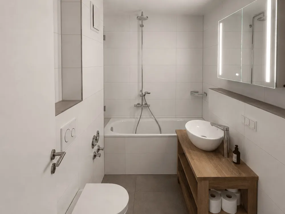 Neu sanierte 2 Zimmer-WHG, Tiefgarage, 2 Balkone