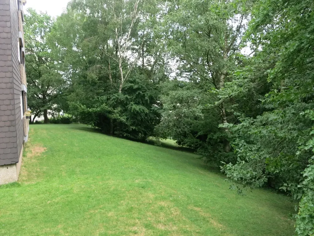 Renovated 3-room apartment with balcony and garden view in the university district.