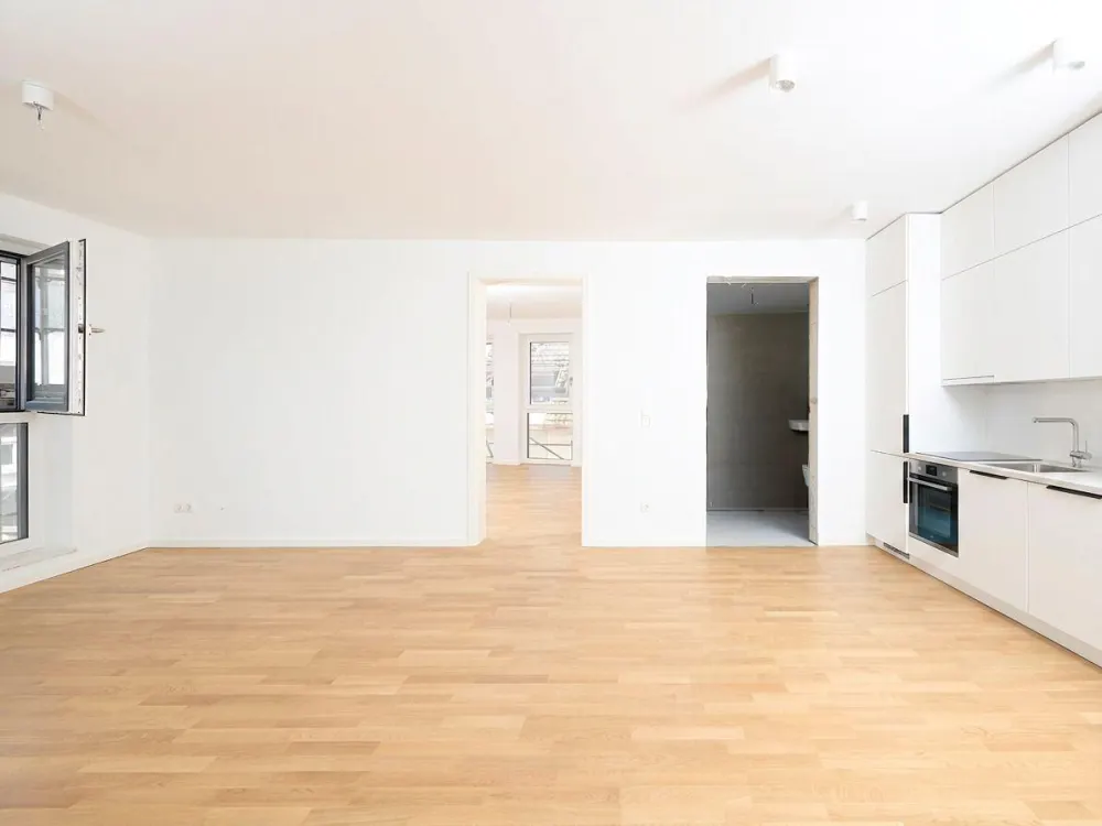 Erstbezug - Moderne, helle 3-Zimmer-Neubauwohnung mit sonniger Terrasse.
