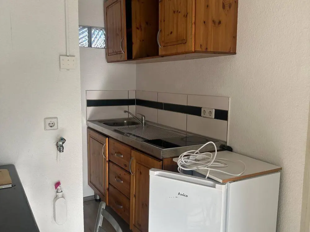 1-Room Apartment with Fitted Kitchen and Grey Laminate / Apt. 5