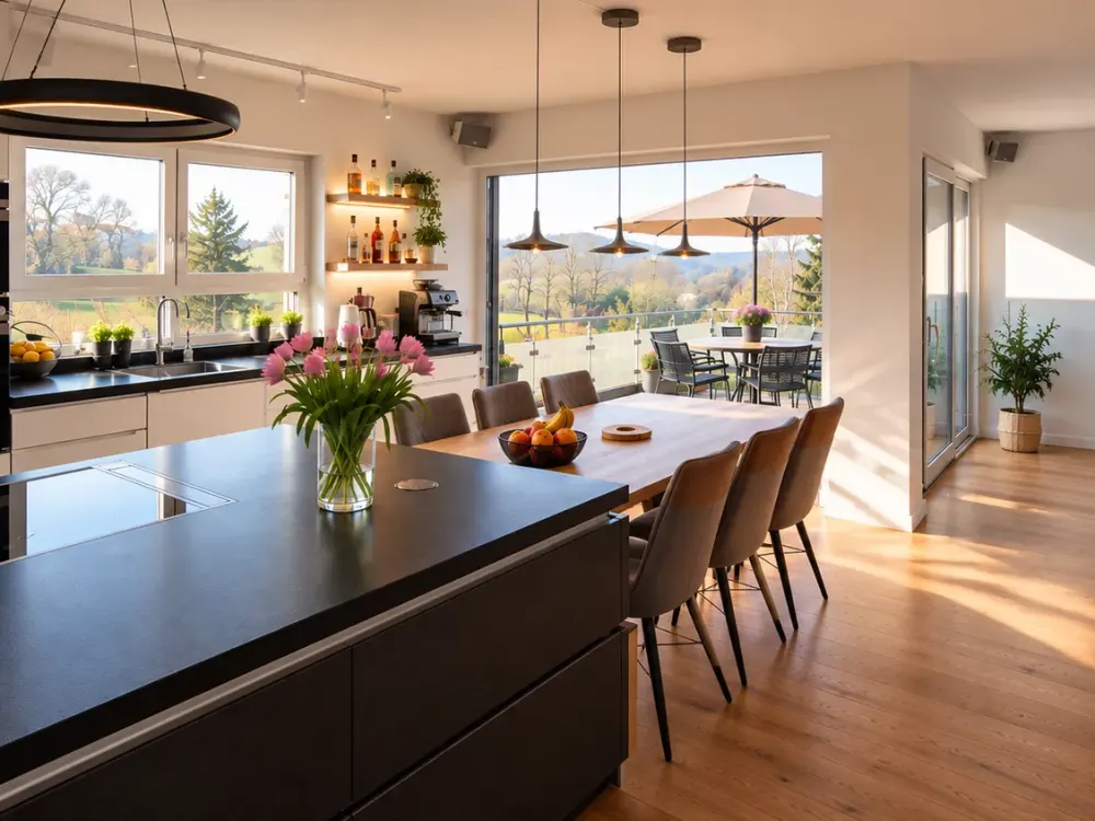 Hochwertige lichtdurchflutete Penthouse-Wohnung in Aussichtslage