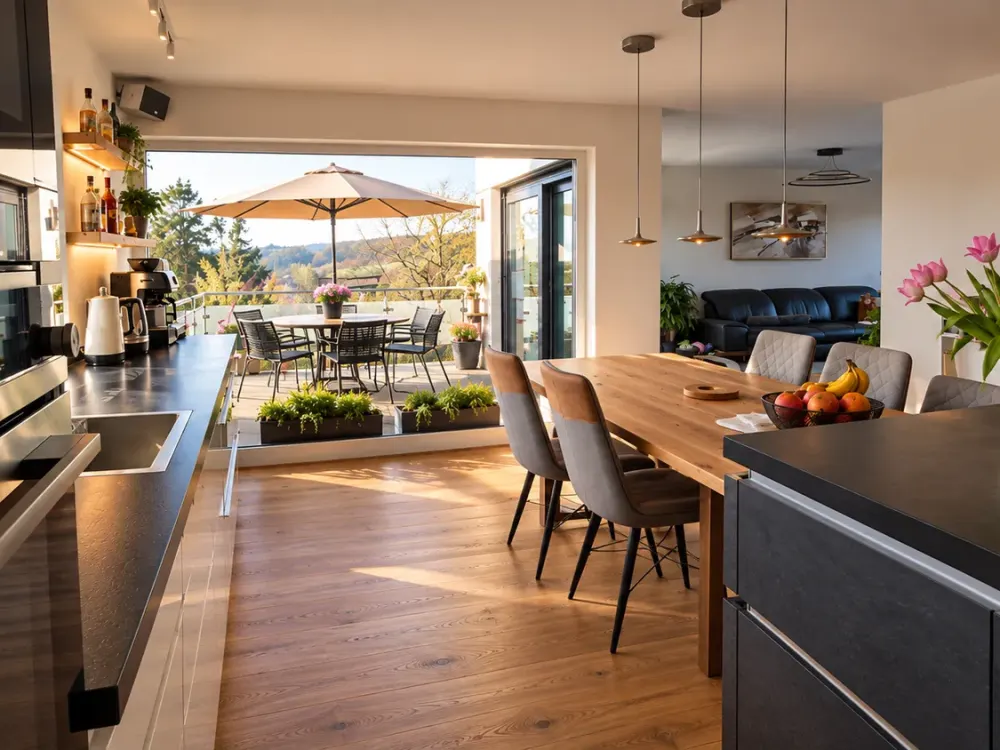 Hochwertige lichtdurchflutete Penthouse-Wohnung in Aussichtslage