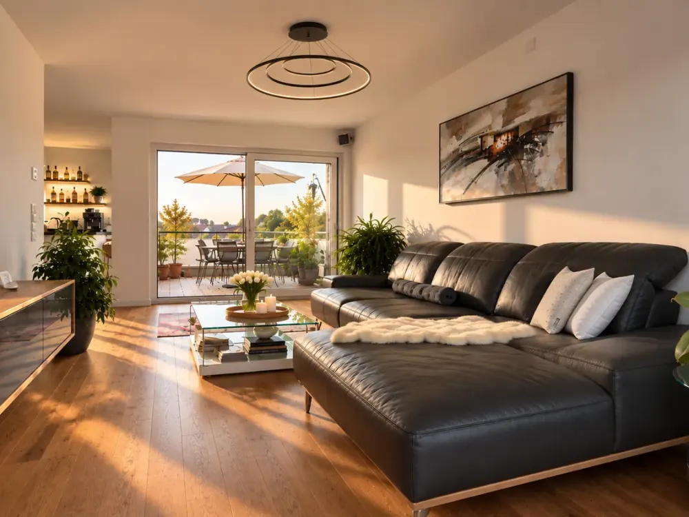 Hochwertige lichtdurchflutete Penthouse-Wohnung in Aussichtslage