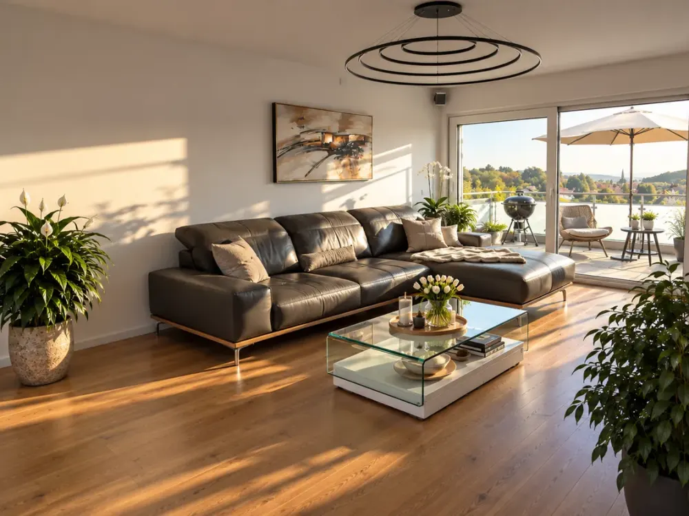 Hochwertige lichtdurchflutete Penthouse-Wohnung in Aussichtslage