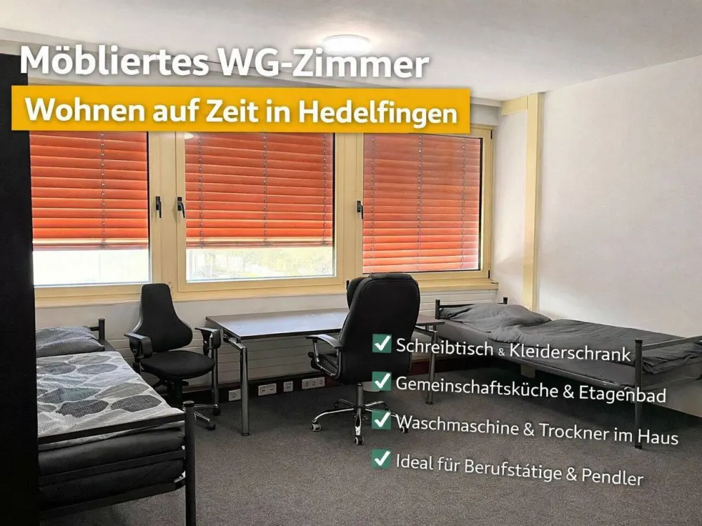 Flexibles und Günstiges Wohnen auf Zeit in Stuttgart - WG Zimmer zur Miete mit optimaler Flexibilität