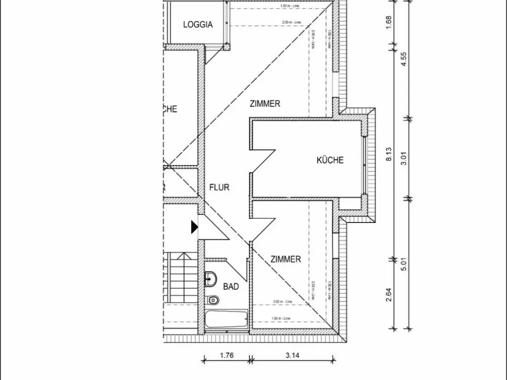 Schöne Zweiraum Wohnung in Schkeuditz