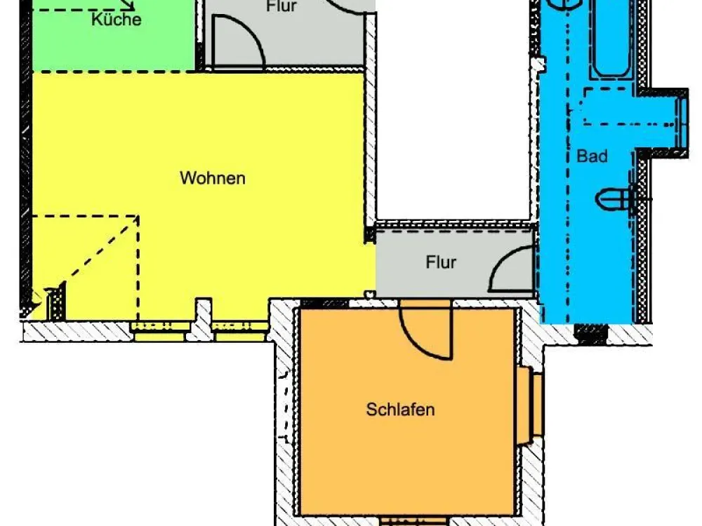 Stilvolle und wunderschöne Wohnung unterm Schloss-Dach!