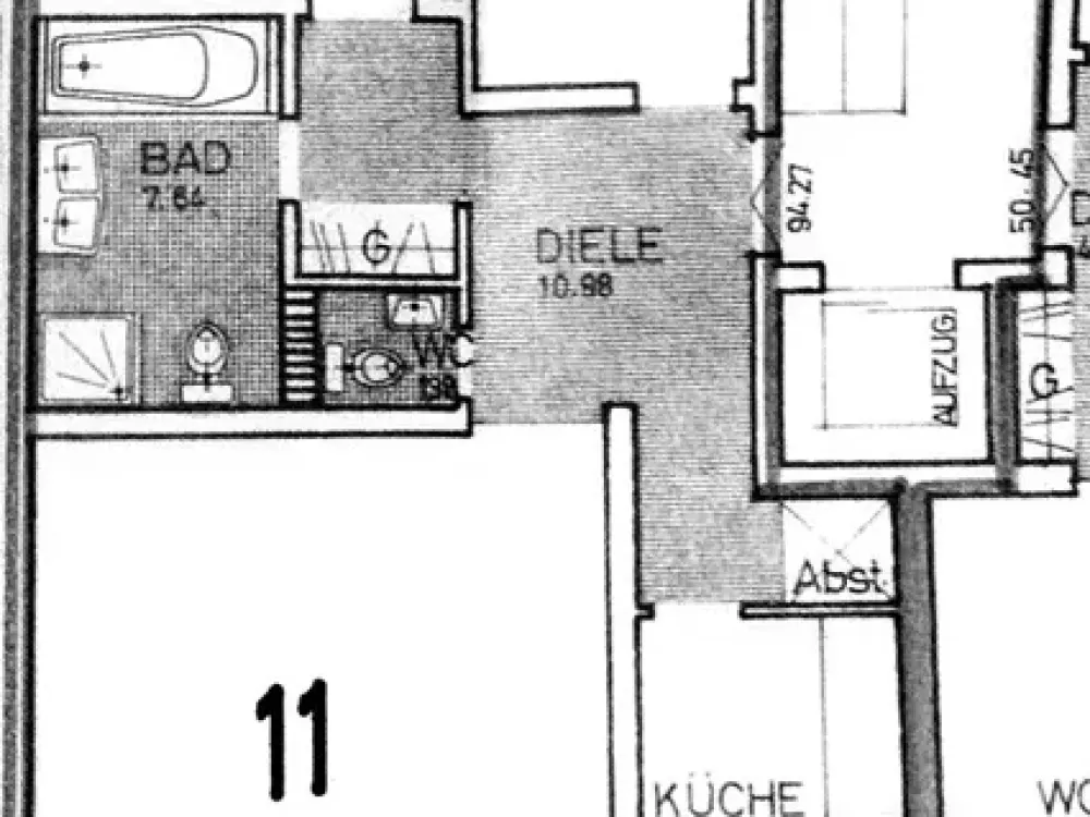 Moderne 3-Zi. inkl Südbalkon + TG-Platz/ Nahe Unterbacher See