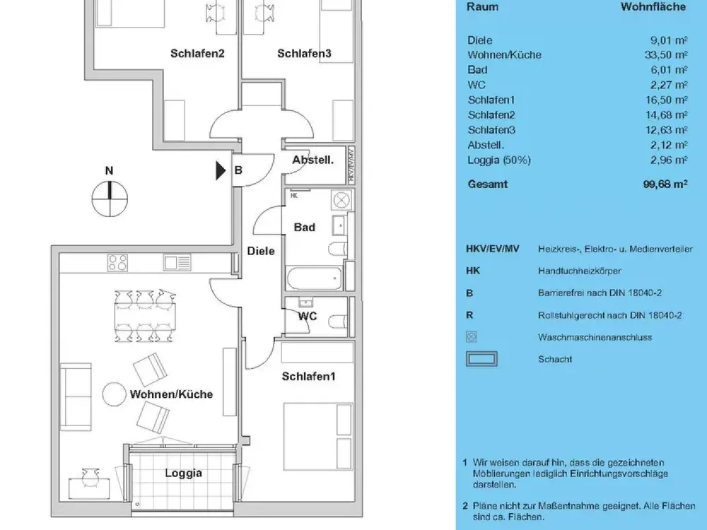 First Occupancy: Stylish 4-Room Apartment