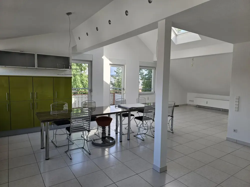 Bright Studio Apartment with Balcony