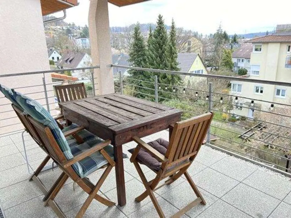 1,5-Zimmer-Wohnung mit großem Balkon & Weitblick in Sindelfingen