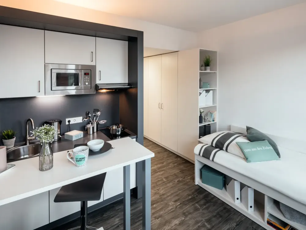 Fully furnished, modern student apartment in the heart of Münster (20 m²)