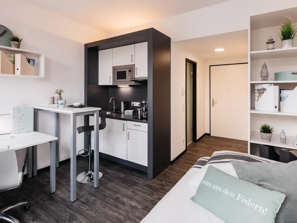Fully furnished, modern student apartment in the heart of Münster (20 m²)